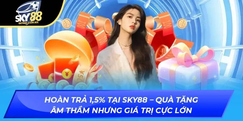 Hoàn trả cược 1,5%